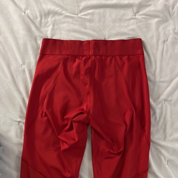 Red Adidas leggings - Picture 6 of 6